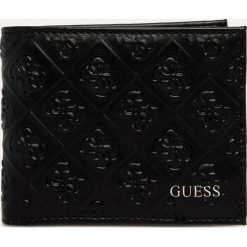 Guess Jeans - Portfel. Czarne portfele męskie Guess Jeans, z aplikacjami, z poliesteru. Za 299,90 zł.