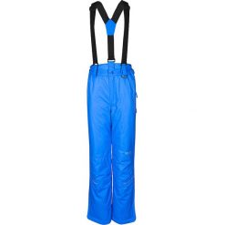 Spodnie narciarskie "Holmenkollen Slim Fit" w kolorze niebieskim. Niebieskie spodnie chłopięce narciarskie Trollkids, z materiału. W wyprzedaży za 137,95 zł.