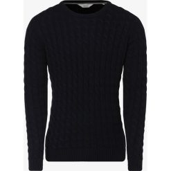 Solid - Sweter męski – Ford, niebieski. Niebieskie swetry męskie Solid, xl, bez wzorów, biznesowe, bez kołnierzyka, bez kaptura. Za 229,95 zł.