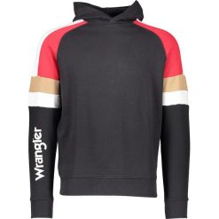 Bluza w kolorze czarno-czerwonym. Czerwone bluzy męskie Wrangler, m, z nadrukiem, z kapturem, bez rękawów, bez kaptura. W wyprzedaży za 153,99 zł.