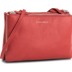 Torebka COCCINELLE - BV3 Pochette E5 BV3 55 F7 07 Coquelicot 209. Czerwone listonoszki damskie marki Coccinelle, ze skóry. W wyprzedaży za 489,00 zł.