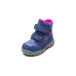 Superfit Girls Kozaki zimowe Husky1 water kombi (średnie) - niebieski - Gr.Moda (2 - 6 lat). Niebieskie buciki niemowlęce marki Superfit, na zimę, z materiału, na rzepy. Za 265,00 zł.
