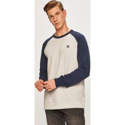 Tom Tailor Denim - Bluza. Szare bluzy męskie TOM TAILOR DENIM, s, bez wzorów, z bawełny, z okrągłym kołnierzem, bez rękawów, bez kaptura. Za 169,90 zł.
