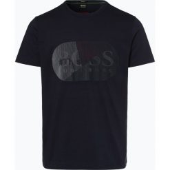 BOSS Athleisure - T-shirt męski – Tee 4, niebieski. Niebieskie t-shirty męskie BOSS Athleisure, s, z nadrukiem, bez kołnierzyka. Za 299,95 zł.