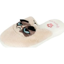 Grumpy Cat Grumpy Kapcie wielokolorowy. Szare kapcie damskie marki Grumpy Cat, z poliesteru. Za 62,90 zł.
