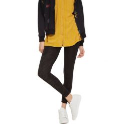 Desigual Dann Legginsy Czarny. Czarne spodnie damskie Desigual, l, z elastanu. Za 240,95 zł.