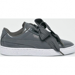 Puma - Buty. Szare buty sportowe damskie Puma, bez wzorów, ze skóry, sportowe. W wyprzedaży za 199,90 zł.
