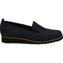 Mokasyny - 2354 BLU2-K69. Czarne mokasyny damskie marki Venezia, z nubiku. Za 169,00 zł.