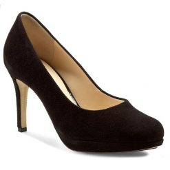 Szpilki HÖGL - 0-128002 Black 0100. Czarne półbuty damskie HÖGL, bez wzorów, ze skóry, eleganckie, bez obcasa, na obcasie, bez zapięcia. Za 569,00 zł.