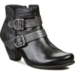 Buty zimowe damskie: Botki JANA – 8-25317-23 Black 001