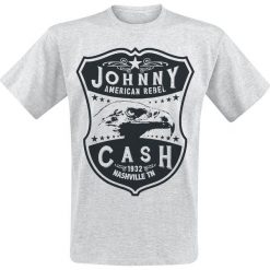 T-shirty męskie: Johnny Cash American Rebel 1932 T-Shirt odcienie szarego