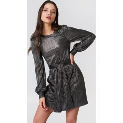 Sukienki: For Love & Lemons Sukienka z rozkloszowanymi rękawami Marion – Grey,Silver