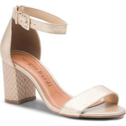 Sandały SERGIO BARDI - Bucine SS127315118KD 727. Żółte klapki damskie Sergio Bardi, bez wzorów, ze skóry ekologicznej, bez obcasa, na obcasie. W wyprzedaży za 209,00 zł.