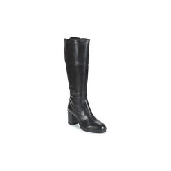 Kozaki Geox D REMIGIA. Czarne buty zimowe damskie Geox. Za 869,00 zł.