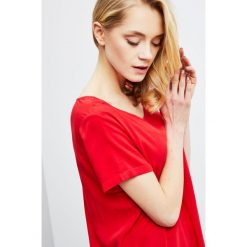 Bluzka koszulowa. Bluzki damskie Moodo, s, bez wzorów, z koszulowym kołnierzykiem, bez rękawów. Za 19,99 zł.