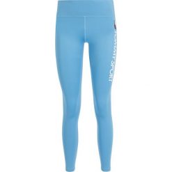 Legginsy Tommy Sport Logo S10S100083. Niebieskie spodnie damskie Tommy Sport, s, z elastanu. W wyprzedaży za 169,00 zł.