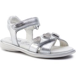 Sandały LELLI KELLY - Noemi LK9520 Silver CH01. Szare sandały dziewczęce Lelli Kelly, ze skóry, bez zapięcia. W wyprzedaży za 169,00 zł.