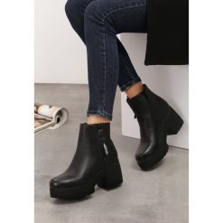 Czarne Botki Milena. Czarne botki damskie Born2be, na zamek. Za 139,99 zł.