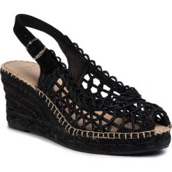 Espadryle TONI PONS - Melisa Negre. Czarne espadryle damskie Toni Pons, bez wzorów, ze skóry, bez obcasa, na obcasie. Za 329,00 zł.