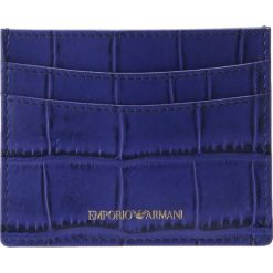 Portfele damskie: Emporio Armani PORTA CARD CASE Portfel inchiostro