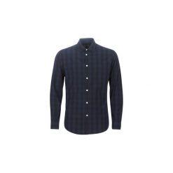 Koszule z długim rękawem Jack Jones JJEGINGHAM. Czarne koszule męskie Jack & Jones, s, bez wzorów, bez kołnierzyka, z długim rękawem. Za 129,00 zł.