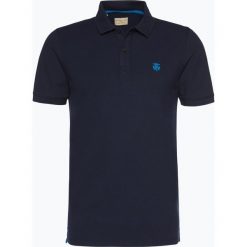 Selected - Męska koszulka polo - Shharo, niebieski. Niebieskie koszulki męskie Selected, m, bez wzorów, bez rękawów. Za 99,95 zł.