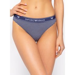 Komplet 2 par fig brazylijskich Emporio Armani 163337 0P219 18734. Niebieskie figi damskie Emporio Armani, m, bez wzorów. W wyprzedaży za 119,00 zł.