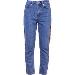 Boyfriendy damskie: 2nd Day FIVE TAPE Jeansy Straight Leg indigo heavy enzym