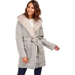 Płaszcz w kolorze szarym. Szare płaszcze damskie Snowie Collection, s, bez wzorów. W wyprzedaży za 219,95 zł.
