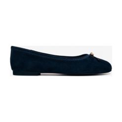 Gant Beliplace Baleriny Niebieski. Niebieskie baleriny damskie GANT, bez wzorów, ze skóry, bez obcasa. Za 393,95 zł.