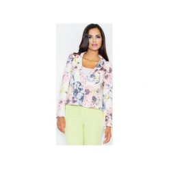 Żakiet M380 Kwiaty. Marynarki damskie FIGL, xl, w kwiaty. Za 139,00 zł.