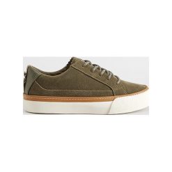 Mango Kids - Buty dziecięce Glen. Żółte trampki chłopięce Mango Kids, bez wzorów, z gumy, sportowe, z okrągłym noskiem, na sznurówki. W wyprzedaży za 139,90 zł.