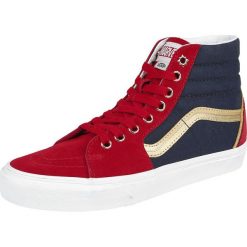 Vans Marvel Captain Marvel SK8-Hi Buty sportowe czerwony/niebieski. Czerwone buty skate męskie marki Vans, z motywem z bajki. Za 386,90 zł.