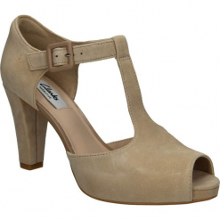 SANDAŁY CLARKS KENDRA FLOWER 26114581. Szare sandały damskie Clarks. Za 239,99 zł.