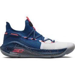 Under Armour Curry 6 Basketball Tenisówki Niebieski Szary. Szare trampki męskie Under Armour, bez wzorów, z materiału, bez zapięcia. Za 602,95 zł.