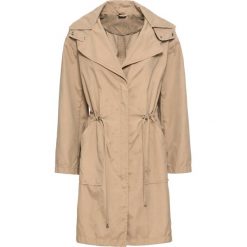 Parka letnia bez podszewki bonprix beżowy. Brązowe kurtki damskie bonprix, na lato, bez wzorów, bez kaptura. Za 47,99 zł.