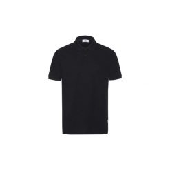 Koszulki polo z krótkim rękawem Calvin Klein Jeans K10K102964 LOGO REFINED. Czarne koszulki męskie Calvin Klein Jeans, s, bez wzorów, z jeansu, z krótkim rękawem. Za 214,74 zł.