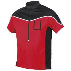Etape Koszulka Rowerowa Męska Polo Red/Black L. Czerwone koszulki polo męskie marki Etape, m, z krótkim rękawem, rowerowe. W wyprzedaży za 94,00 zł.