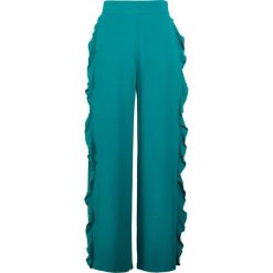 LibertineLibertine RUFF Spodnie materiałowe jade green. Zielone spodnie damskie marki Libertine Libertine, m, z wiskozy. Za 689,00 zł.
