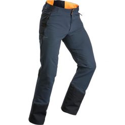 Spodnie turystyczne SH520 X-Warm męskie. Szare spodnie męskie QUECHUA, na zimę, m, bez wzorów, z elastanu. Za 229,99 zł.
