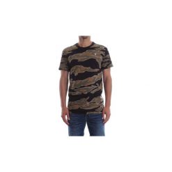 T-shirty z krótkim rękawem G-Star Raw D10133 A268 TERTIL. Zielone t-shirty męskie G-Star RAW, s, bez wzorów, retro, bez kołnierzyka, krótkie. Za 122,74 zł.