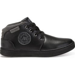 Buty sportowe męskie: BUTY MĘSKIE SPORTOWE WYSOKIE T098 – CZARNE
