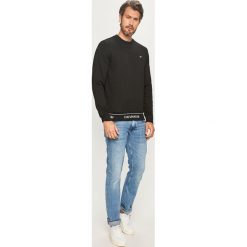Calvin Klein - Bluza. Czarne bluzy męskie Calvin Klein, s, z nadrukiem, z bawełny, z okrągłym kołnierzem, bez rękawów, bez kaptura. Za 449,90 zł.