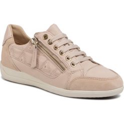 Sneakersy GEOX - D Myria C D0268C 08522 C8389 Skin/Sand. Brązowe półbuty damskie Geox, ze skóry. W wyprzedaży za 379,00 zł.