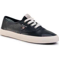 Tenisówki GANT - Preptown 20531446 Marine G69. Niebieskie półbuty damskie GANT, bez wzorów, ze skóry, bez zapięcia. Za 339,00 zł.