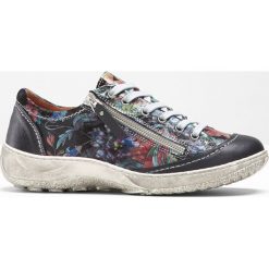 Sneakersy bonprix czarny w kwiaty. Czarne sneakersy damskie bonprix. Za 139,99 zł.
