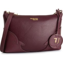Torebka TRUSSARDI JEANS - Deco Edge Tote N/S Drummed Ecoleather 75B00809 R310. Czerwone listonoszki damskie Trussardi Jeans, bez wzorów, z jeansu, klasyczne, bez dodatków. W wyprzedaży za 419,00 zł.