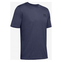 Under Armour Sportstyle Koszulka Niebieski. Niebieskie podkoszulki męskie Under Armour, m, bez wzorów, z bawełny, z krótkim rękawem. Za 90,95 zł.
