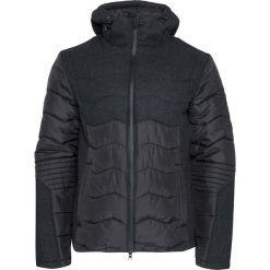 Kurtka EA7 EMPORIO ARMANI. Czarne płaszcze męskie EA7 Emporio Armani, m, z aplikacjami, z wełny. W wyprzedaży za 900,00 zł.