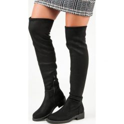 CASUALOWE KOZAKI DAMSKIE. Czarne buty zimowe damskie SUPER ME. Za 159,00 zł.